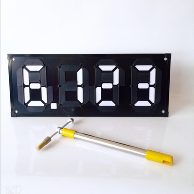 Light Transmission Price Display Board 700*280mm Gas Station Price Flip Signs