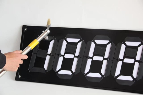 Light Transmission Price Display Board 700*280mm Gas Station Price Flip Signs