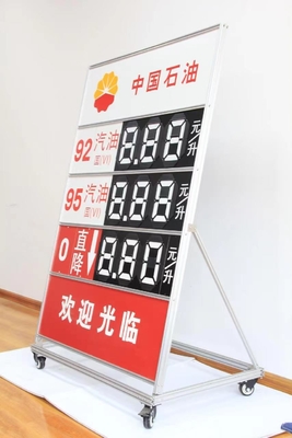 Seven Segment Fuel Price Flip Signs Oil Price LED Digital Board