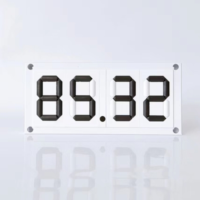 Aluminum Alloy Frame Seven Segment Display Manual Turnover Price Display Board