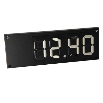 White Letter Coffee Background Digital Timer Display High Definition Number Plate