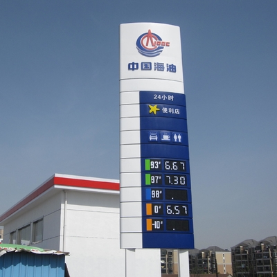 Seven Segment Fuel Price Flip Signs Oil Price LED Digital Board