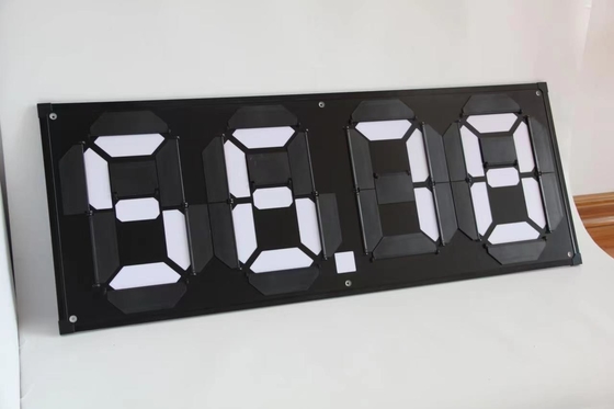 Translucent Type 88.88 Outdoor Gas Price Signs With Flip Dot Display
